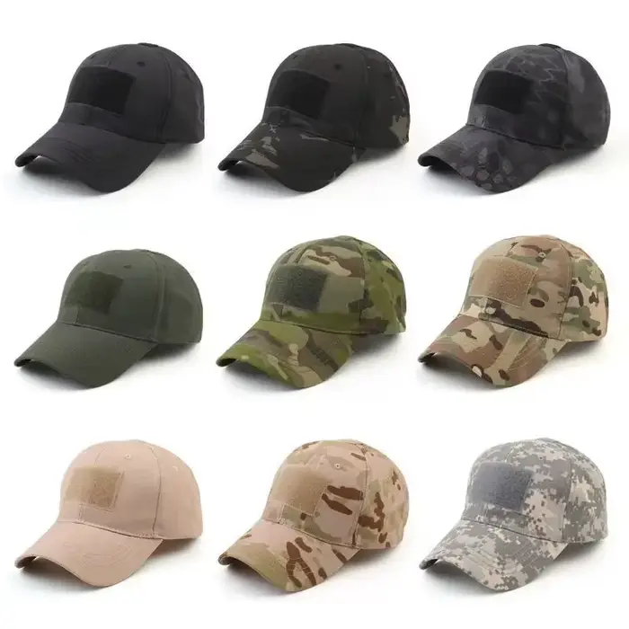 Casquette baseball camouflage pour pêche et sports outdoor - Modèle ajustable homme