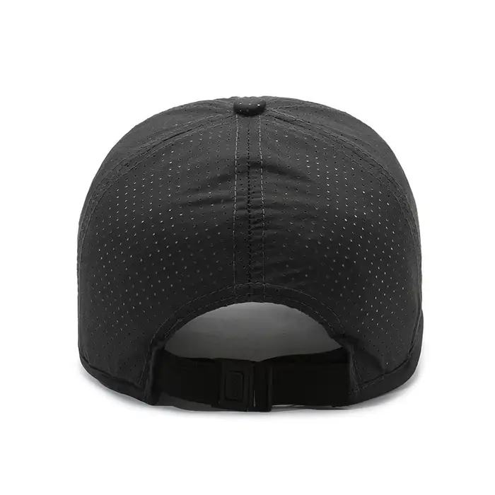 Casquette mesh homme séchage rapide pêche printemps été noir sport snapback respirante