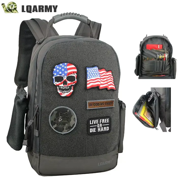 Sac à dos militaire étanche 35L pour pêche - Multifonction avec compartiment ordinateur portable