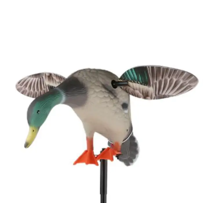 Décoration canard colvert réaliste télécommandée - Leurre de chasse pour jardin et étang