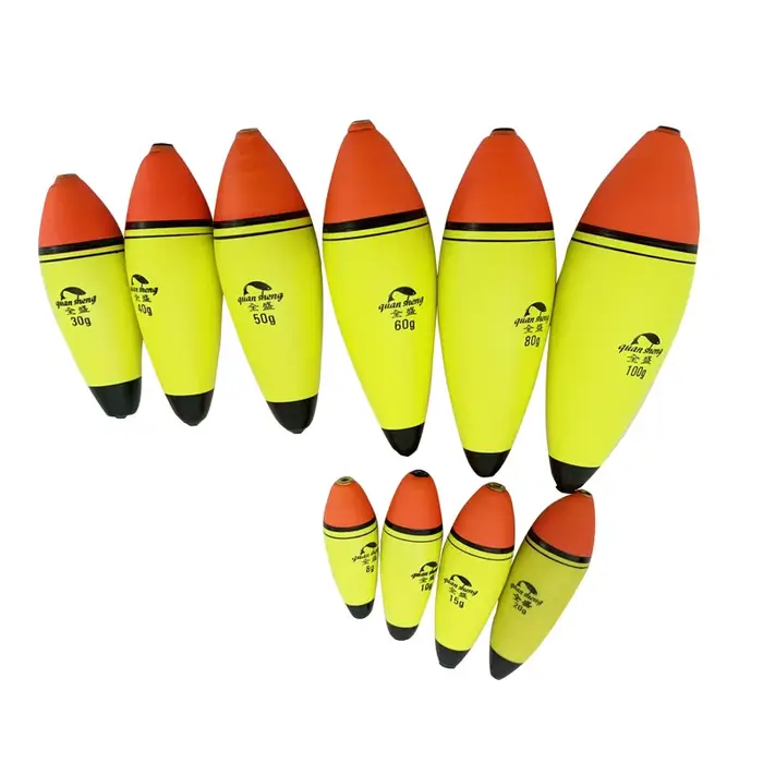 Flotteur pêche EVA élastique 5g-200g - Boya flottabilité optimale pour rochers et mer agitée