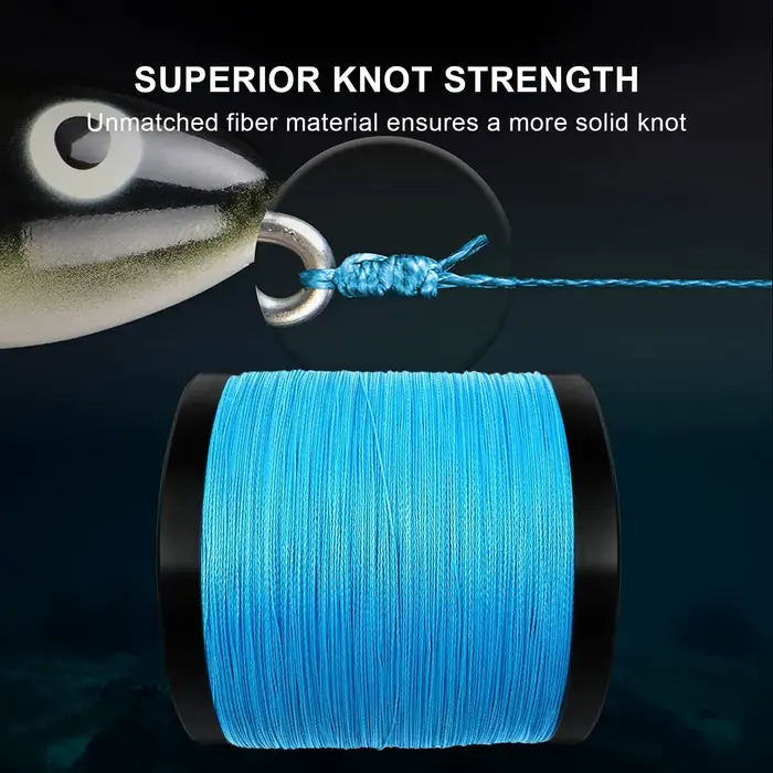 Ligne de pêche tressée X4 PE japonaise superpuissante 4 brins pour carpe 300m 500m 1000m