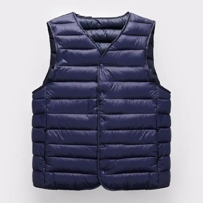 Veste matelassée sans manches homme épaisse chaude avec poches pour pêche confortable