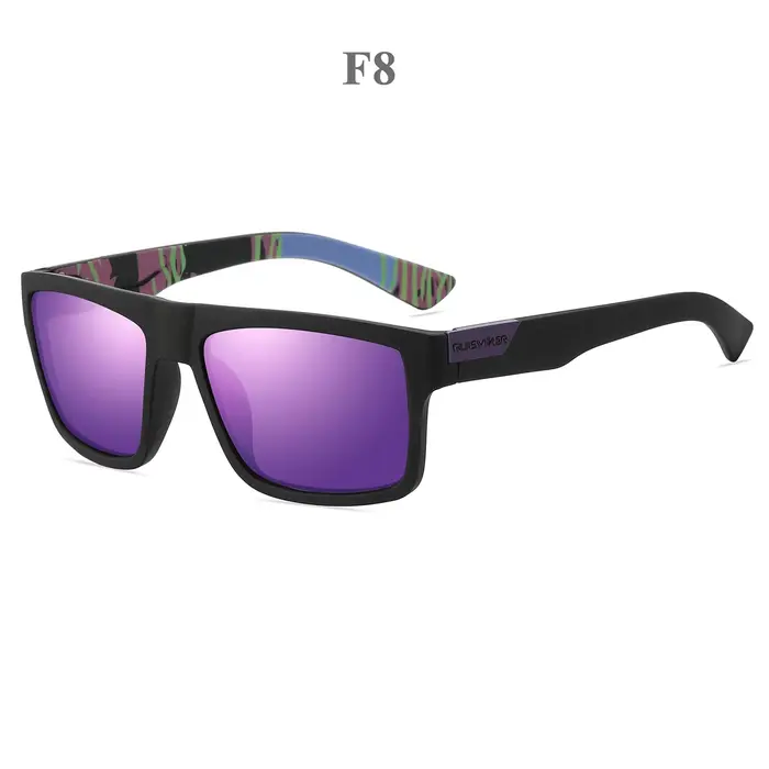 Lunettes de pêche polarisées QUISVIKER lunettes de soleil classiques carré pour hommes et femmes sports de plein air protection uv400 oculares户外运动防护紫外线400