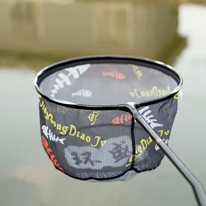 Filet de pêche ultra léger en alliage titane carbone anti-crochet pour pêche en eaux profondes accessoires