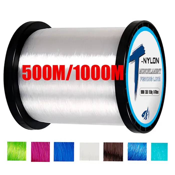 Ligne de pêche nylon 1000M résistance carpe fluorocarbone speckle pêche en eau douce