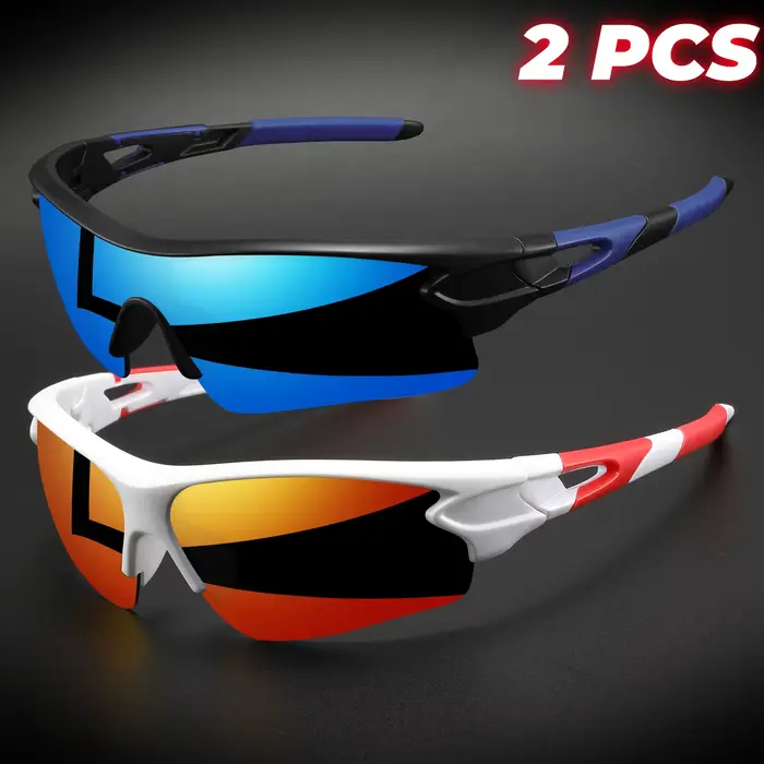 Lunettes de pêche enveloppantes 2 pièces UV400 - Protection totale pour pêche sportive intensive