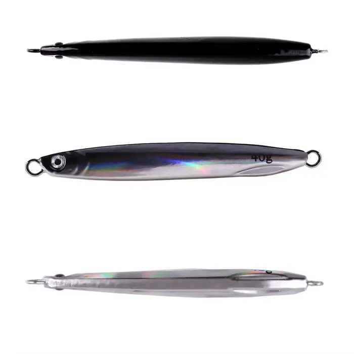 Leurre métal jig shore 7g à 40g pour bar et pêche au leurre en mer, leurres