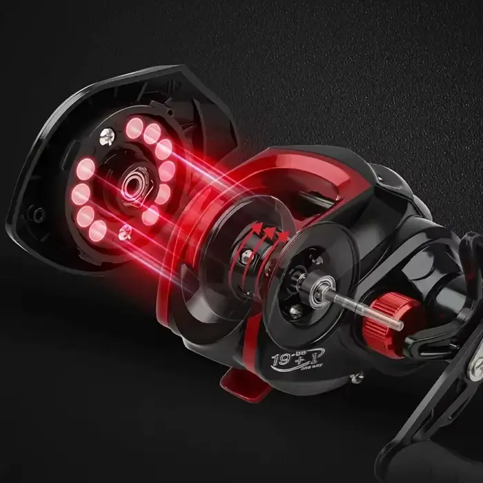 Moulinet casting ultra-léger 197g pêche carpe ratio 7.2:1 2026 nouveau modèle professionnel baitcasting reel