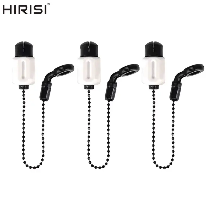 Indicateur de touche Swinger Hirisi avec chaîne en laiton - Bobbins pour alarmes de pêche à la carpe B2029