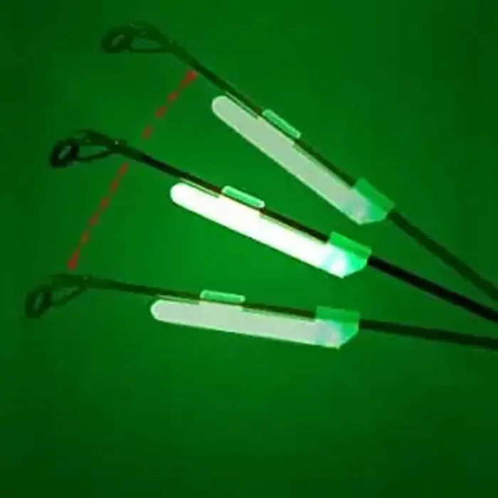 20 bâtonnets lumineux pour cannes pêche - Alarme morsure induction lumineuse équipement pêche nocturne