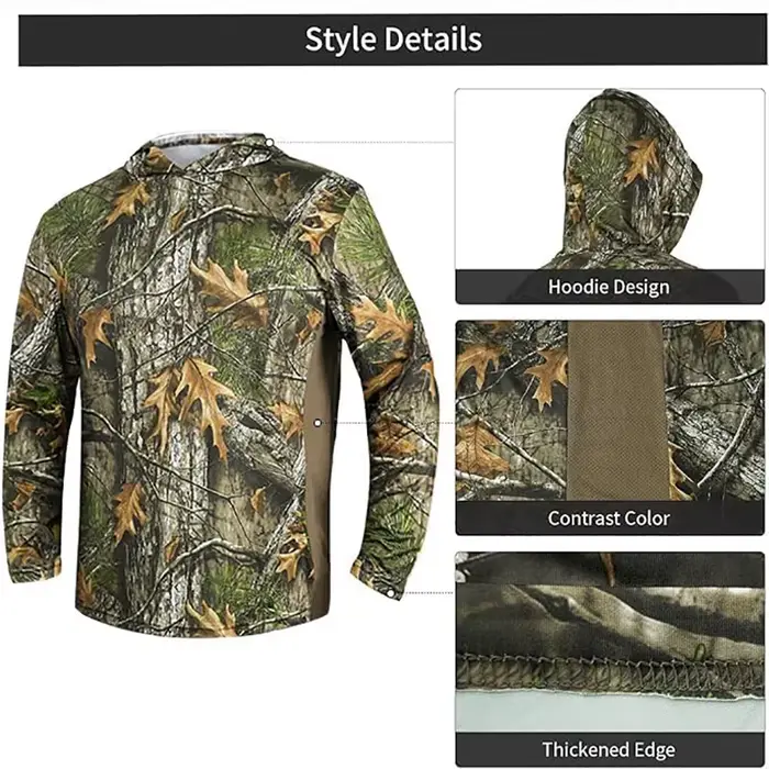 Vêtements pêche homme respirants équipement chasse canard cerf camouflage ghillie tactique