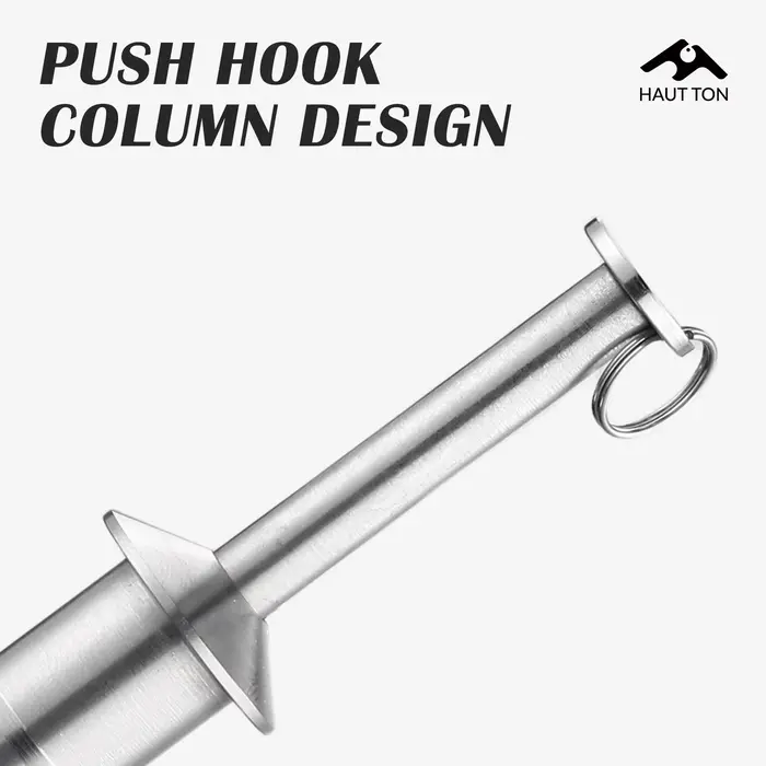Correcteur d'hameçon calmar en acier inoxydable HAUT TON portable léger accessoire pêche
