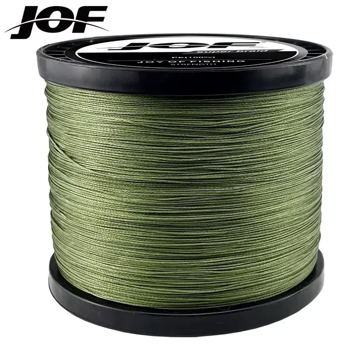 Ligne tressée JOF 8 brins 1000M-100M pour pêche de la carpe - Multifilament haute résistance