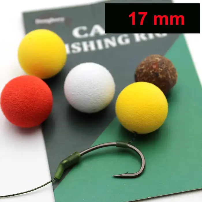 Boilies 17mm flottants sans odeur pour carpe - Appâts artificiels maïs pêche au hair rig
