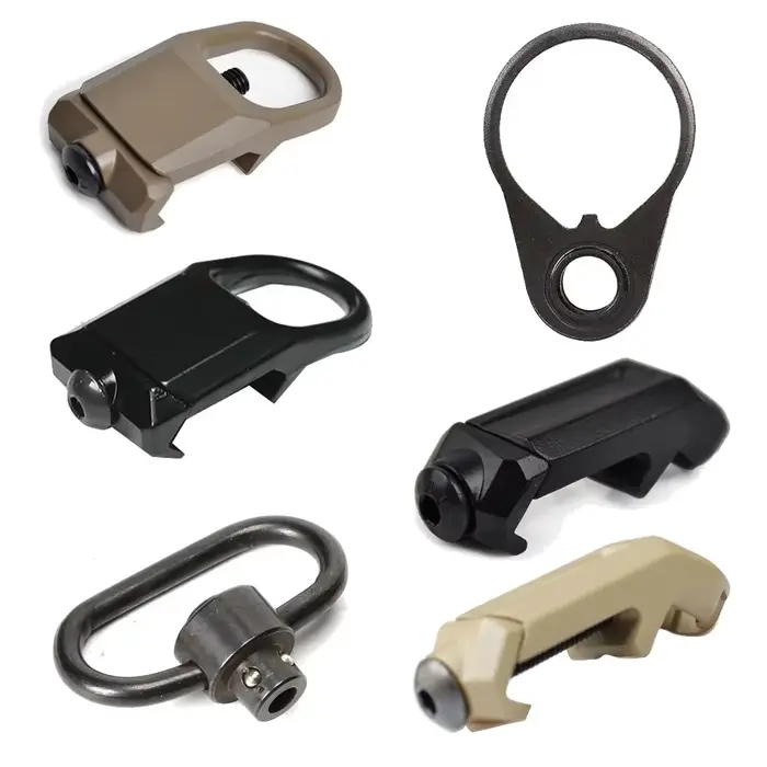 Adaptateur QD rotatif pour lunette .223 AR15 - Montage rapide sur rail 20mm accessoire chasse