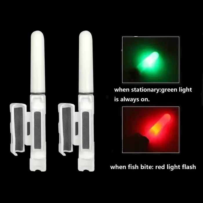Lampe de pêche lumineuse rechargeable USB CR425 3.6V avec lumière rouge clignotante pour attirer le poisson la nuit