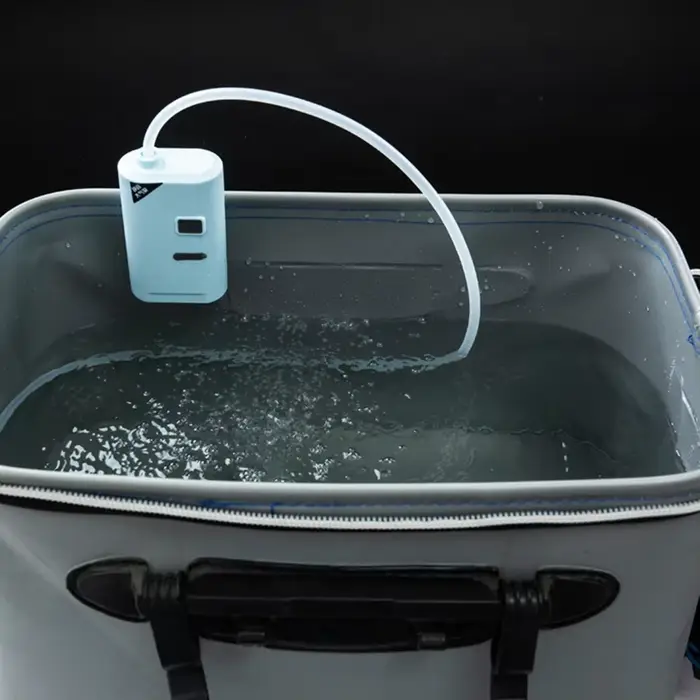 Pompe à air oxygénateur silencieuse USB rechargeable pour pêche en extérieur et aquarium