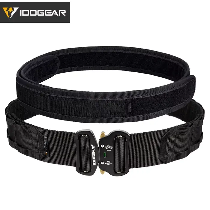 Ceinture tactique 2 pouces IDOGEAR - Boucle rapide MOLLE pour pêche et sports outdoor