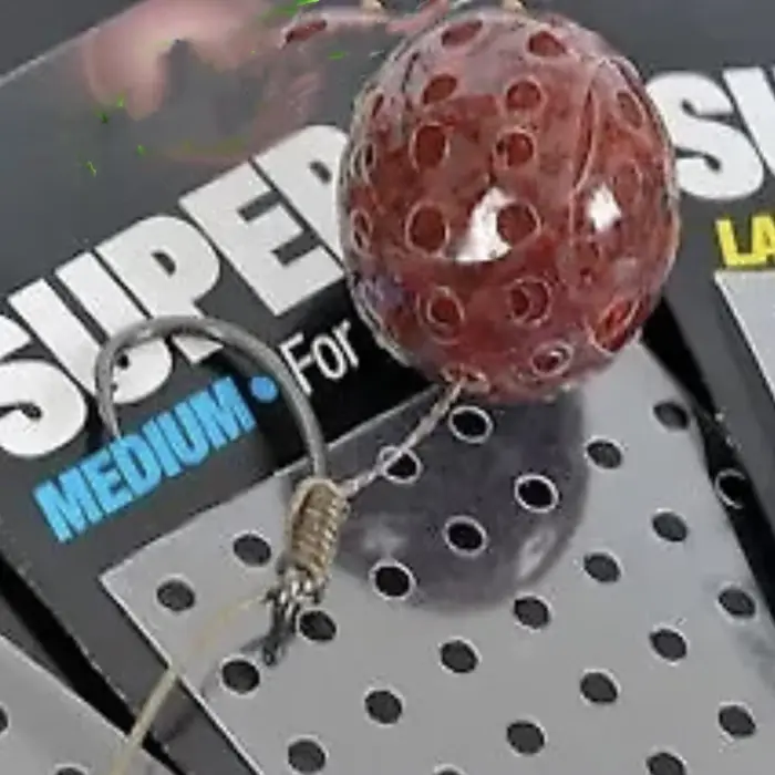 Protecteur d'appâts Super Wrap pour pêche à la carpe - tube perforé rétractable 3 tailles