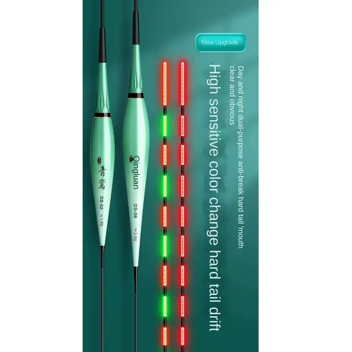 Flotteur intelligent 2025 avec capteur gravité et LED - Détection morsure poisson pêche France