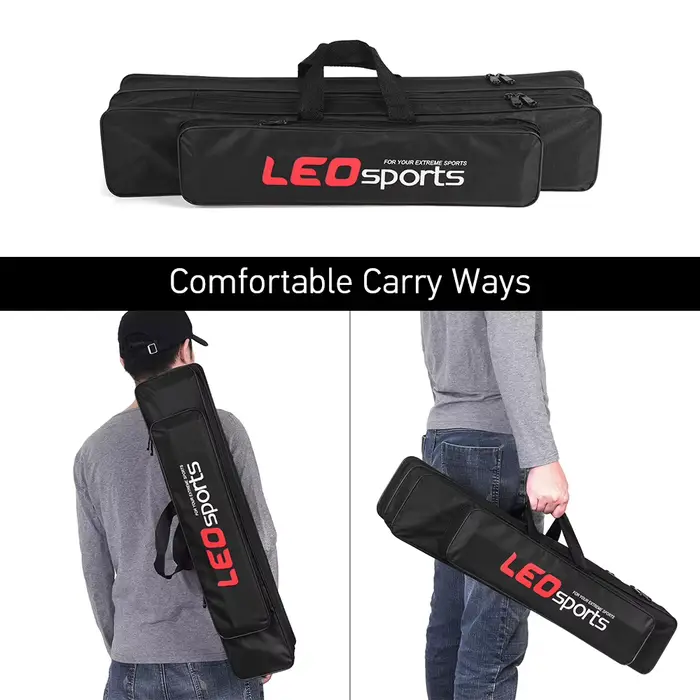 Sac portable 70 cm pour canne à pêche et outils - Organisateur de matériel de pêche léger et pratique
