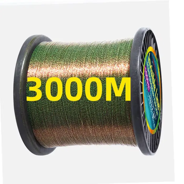 Ligne de pêche invisible fluorocarbone 3D pour carpe broche perche basse vision haute résistance 500m 1000m 3000m