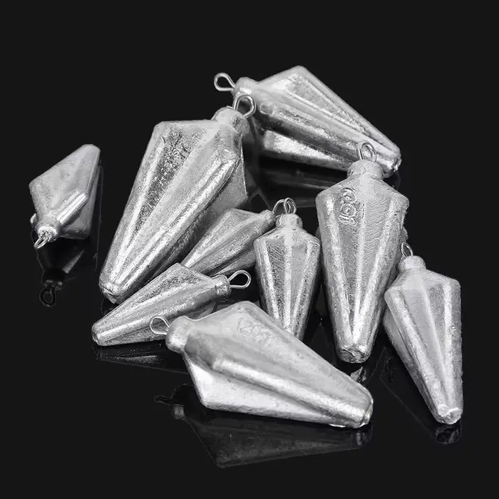 Plombs de pêche 10g-120g - Sinkers plombés pour tous types de pêche en eau douce et mer