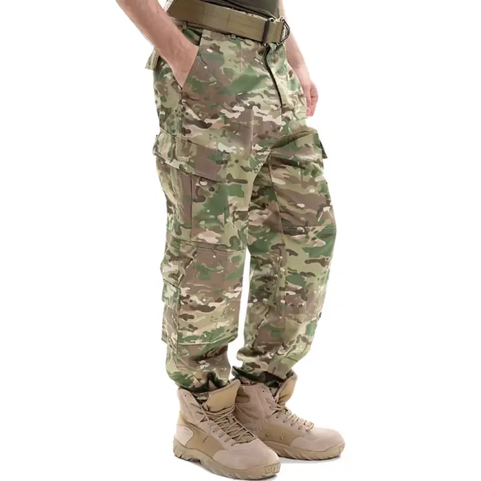 Pantalon camouflage tactique militaire multicam pour pêche, chasse et escalade