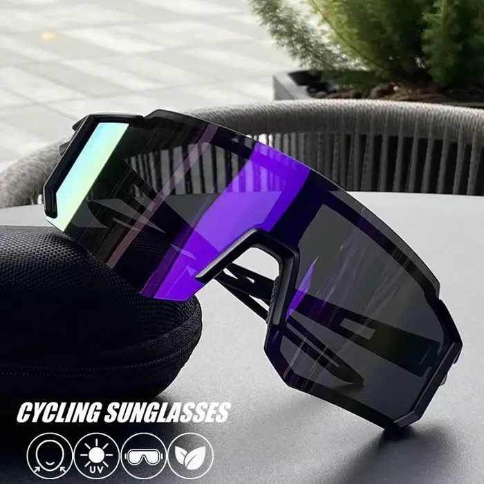 Lunettes de sport design fashion pour vélo montagne pêche ski hommes femmes protection UV400 anti-vent