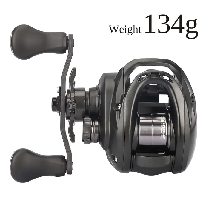 Moulinet Baitcasting Ultraléger 135g TSURINOYA Dark Wolf 50S 7.1:1 pour pêche précise et lancers légers