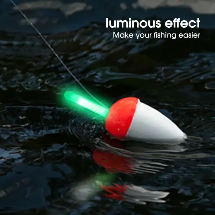 50-100 tiges fluorescentes pêche nocturne BRAVMACK - Tiges lumineuses pour flotteurs et cannes