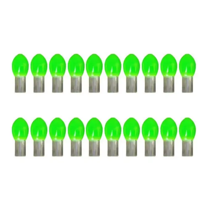 20 pièces de bâton lumineux pour pêche de nuit, 6 couleurs, compatible CR425 CR435 CR311 CR322