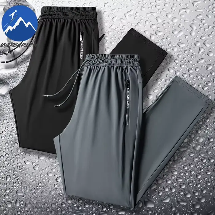 Pantalon pêche été soie homme séchage rapide respirant élastique 8XL overalls