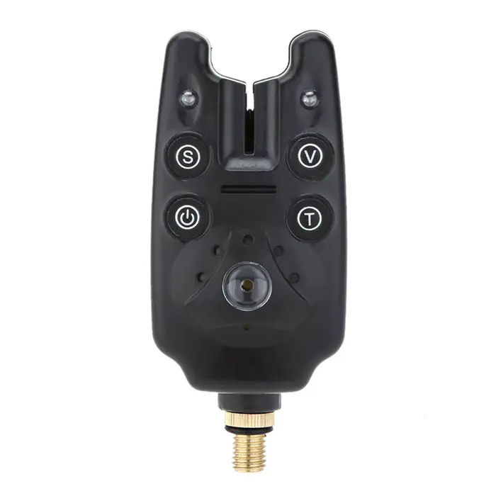 Alarme de touche pêche avec 2 LED, volume réglable et sensibilité ajustable - Détection précise