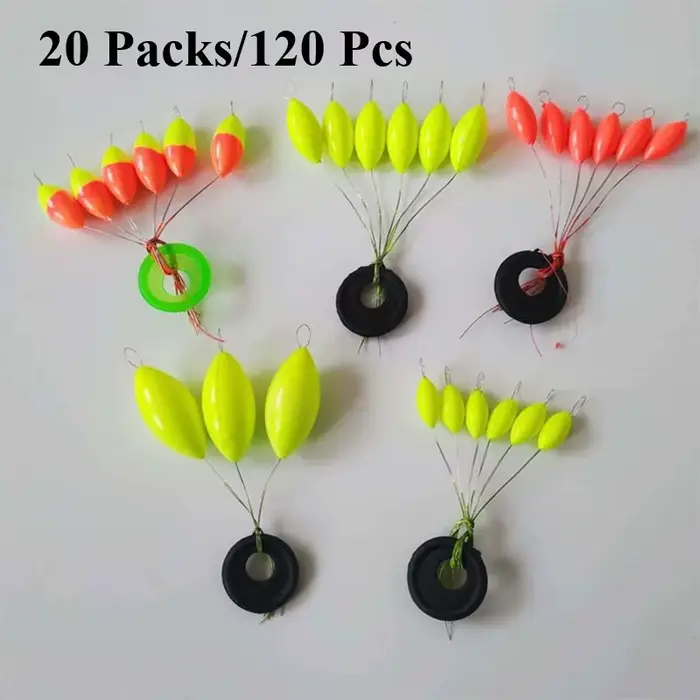 Flotteur de Pêche Sept Étoiles Double Couleur Olive pour Pêcheurs Professionnels et Débutants Occasions Spéciales