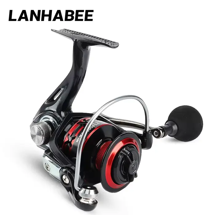 Moulinet spinning LANHABEE 2000 4000 pour lac rivière eau douce avec main interchangeable
