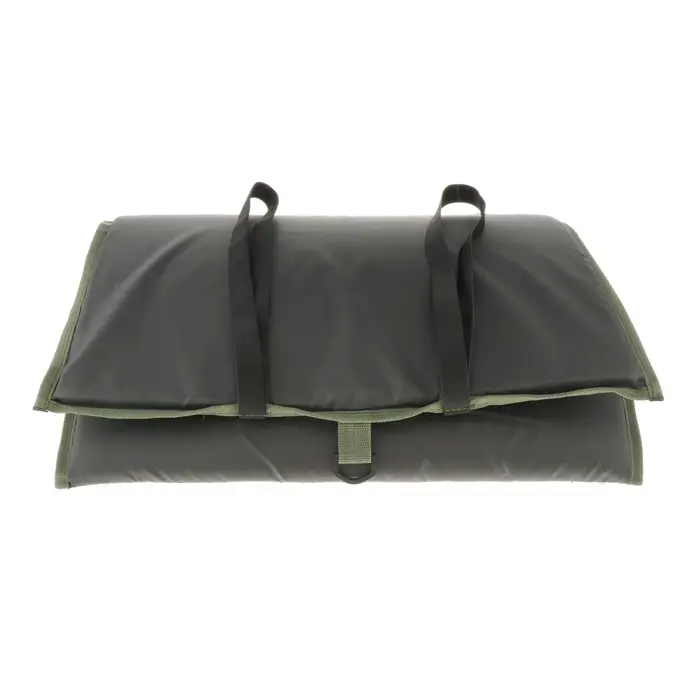 Tapis de décrochage pliable vert pour pêche à la carpe - Matériel de pêche pratique et transportable