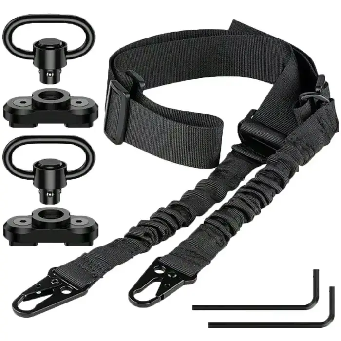 Bretelle tactique réglable 2 points pour fusil - Sangle universelle AR AK pêche et chasse outdoor