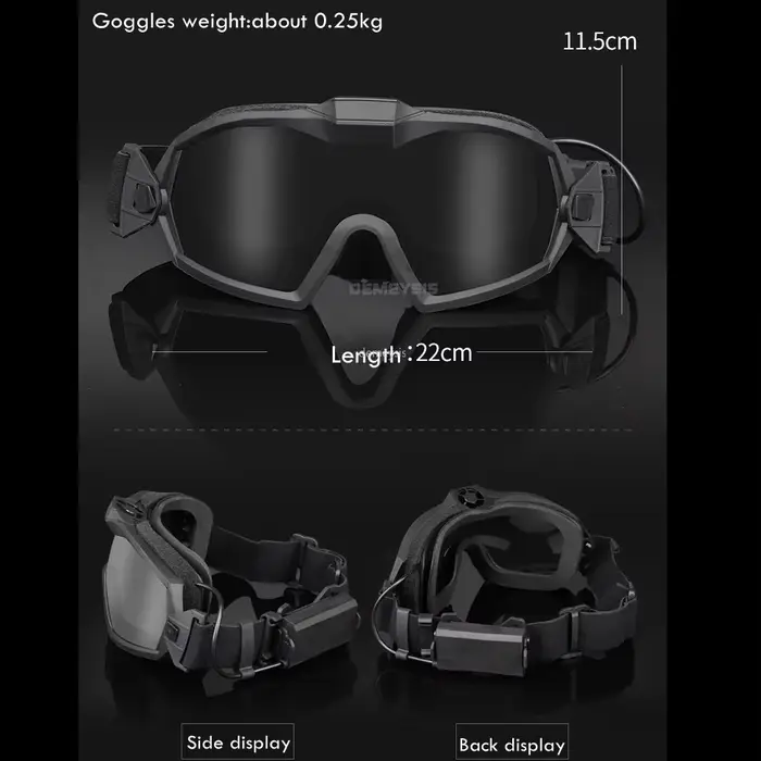 Lunettes de pêche avec ventilateur intégré pour pêche par forte chaleur et humidité