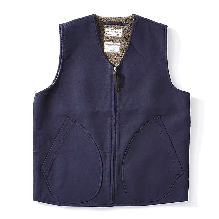 Gilet polaire homme hiver pêche sport extérieur doublure chaude zippée poches solide