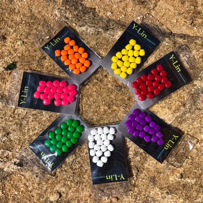 20pcs pop up boilies flottants imitation maïs tiger nuts - hair rigs prêts pour pêche carpe