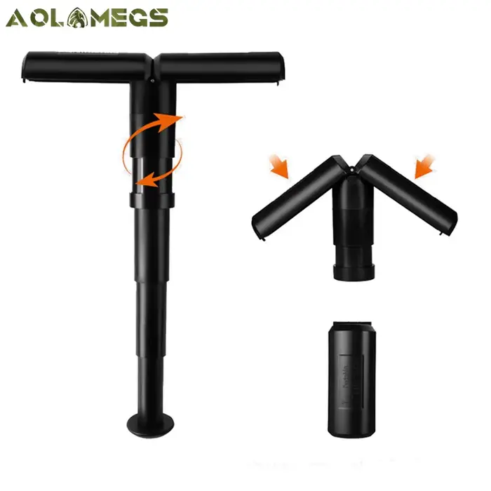 Nouveau tabouret de chasse portable réglable et rétractable - Siège mini pliant pour camping pêche randonnée