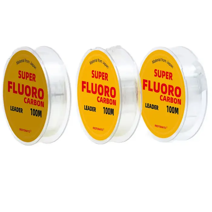 Fil de pêche fluorocarbone REDTOMATO haute résistance 0.14-0.70mm - Matériau japonais premium pour pêche sportive