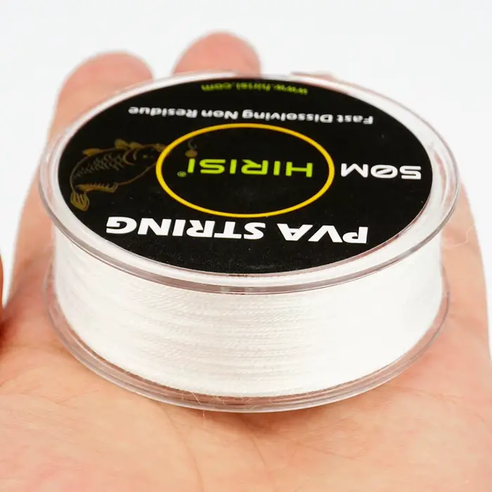 Fil PVA soluble rapide pour amorces bouillettes et carpe - rouleau 50/100m accessoire pêche Hirisi