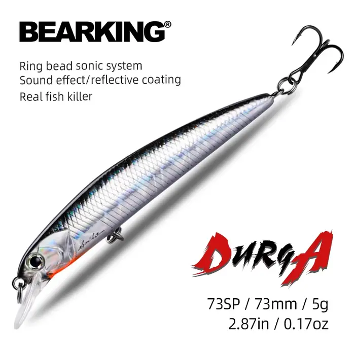 Leurre pêche leurre minnow 73mm 5g appât artificiel magnétique haute qualité pour carnassiers