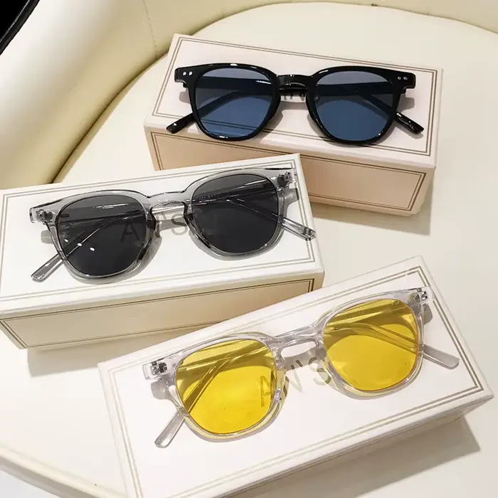 Lunettes de soleil vintage carrées luxe pour pêche - Hommes et femmes élégants