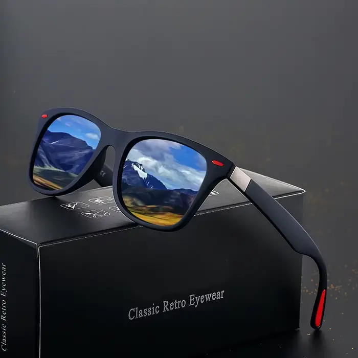 Lunettes de soleil vintage rétro polarisées UV400 pour pêcheurs - Hommes et femmes
