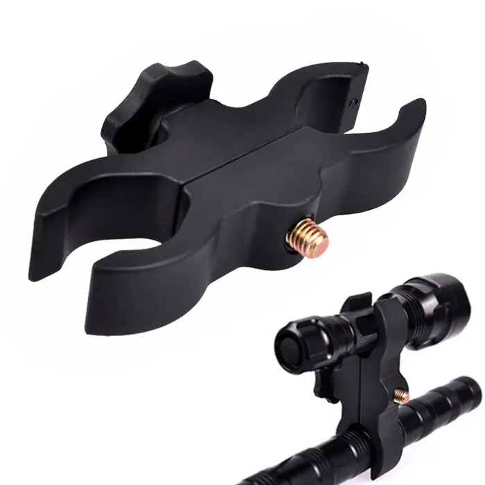 Support de lampe torche LED - Montage pour fusil de chasse - Pince de fixation avant tactique