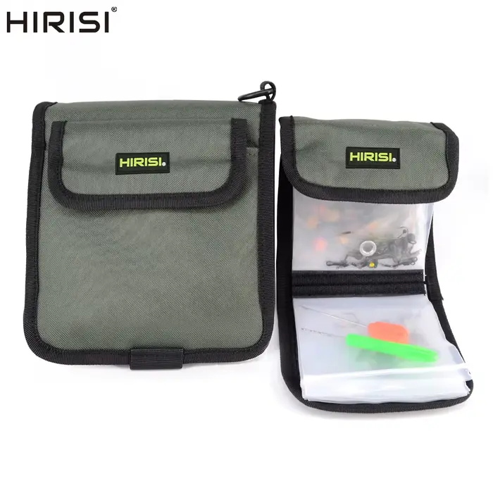 Sac de rangement transparent pour montages de pêche carpe, porte-leurres et accessoires Hirisi W122